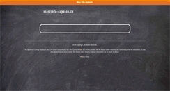 Desktop Screenshot of marzinfo-cape.co.za
